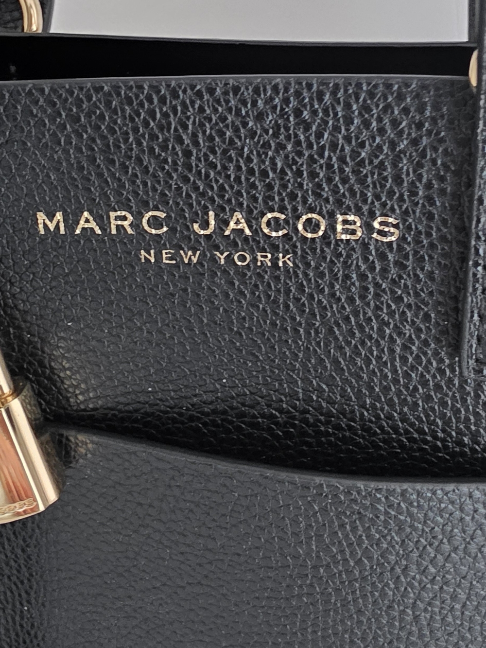 Marc Jacobs Black Leather Mini Tote Crossbody - Picture 7 of 8
